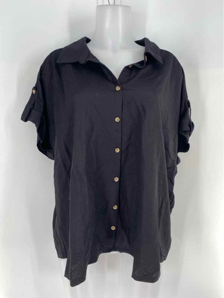 Size 3X BOBEAU Black Shirt