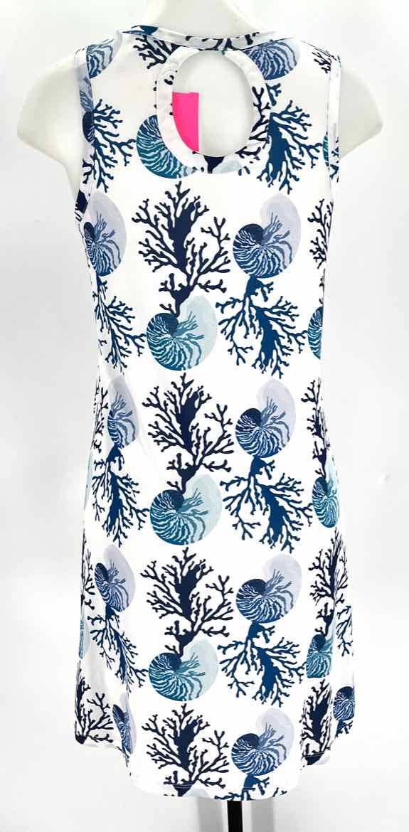 Size S Blue Print Dress