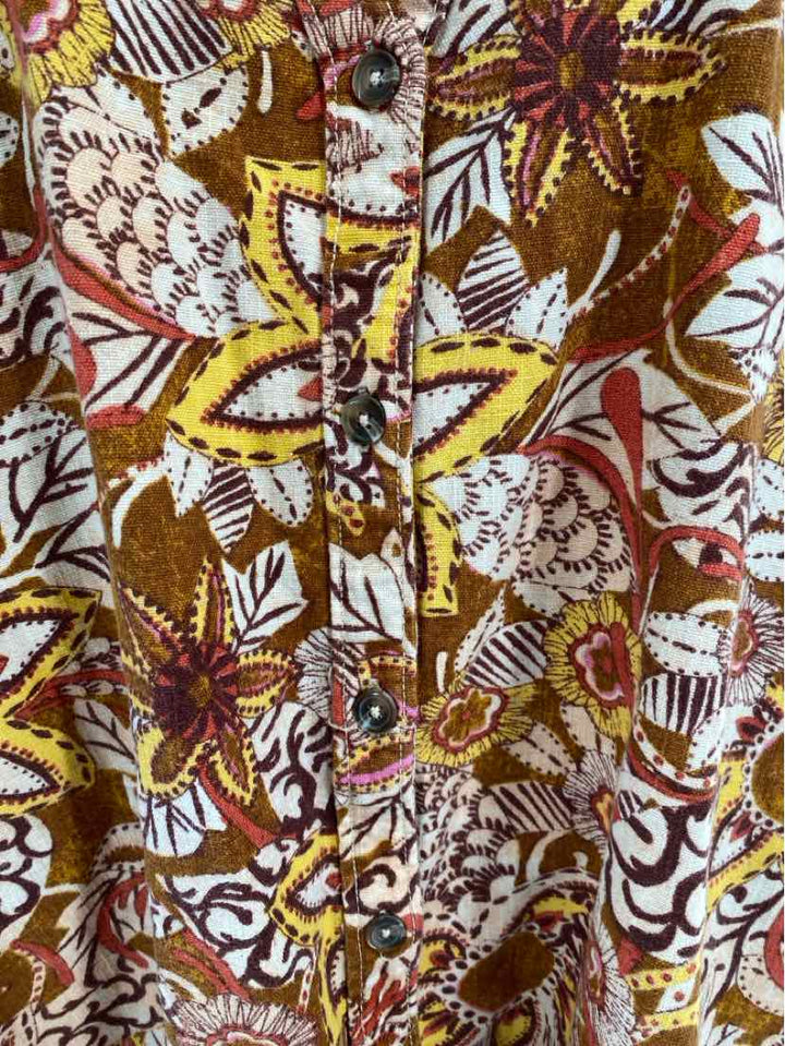 Size 1X Anthropologie Mustard Dress