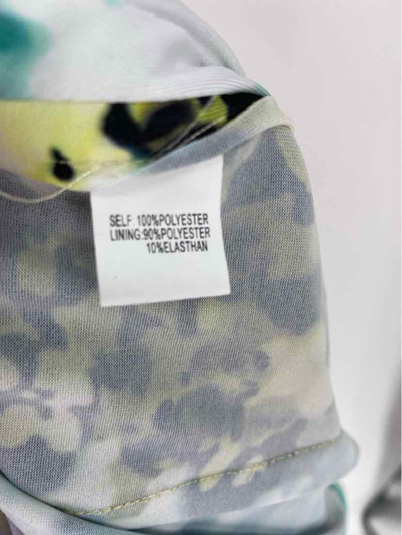 Size 10 KAY UNGER Teal Dress