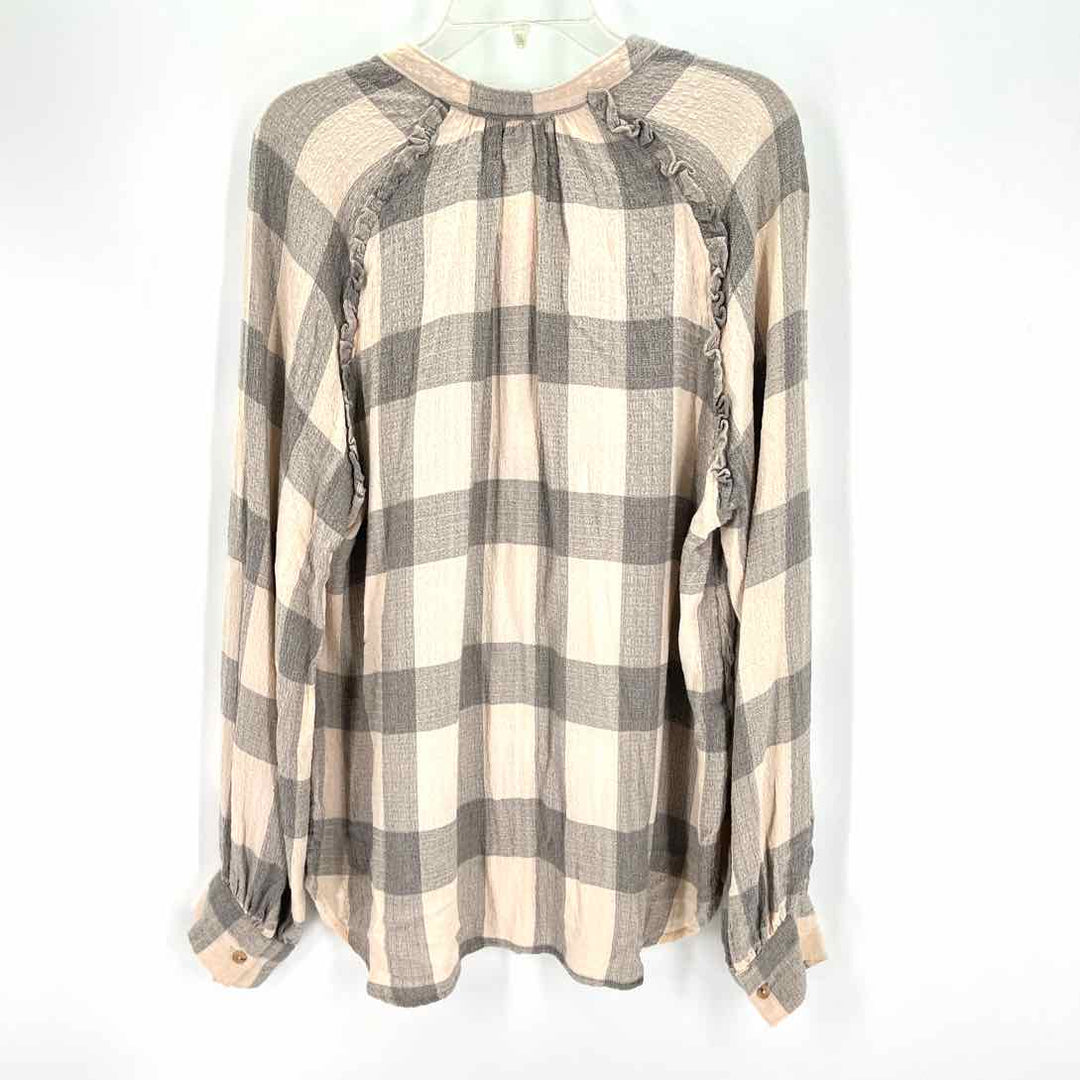 Size XL Pilcro & the Letterpress Gray Shirt