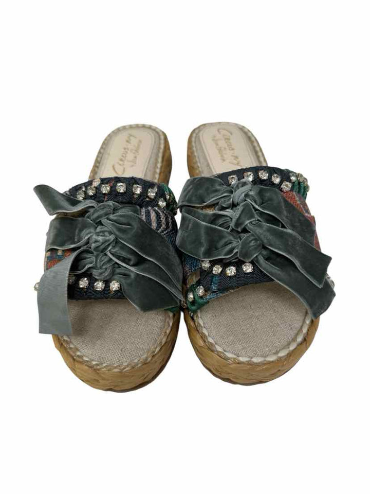 Shoe Size 8.5 Sam Edeleman Multi-Color Sandals