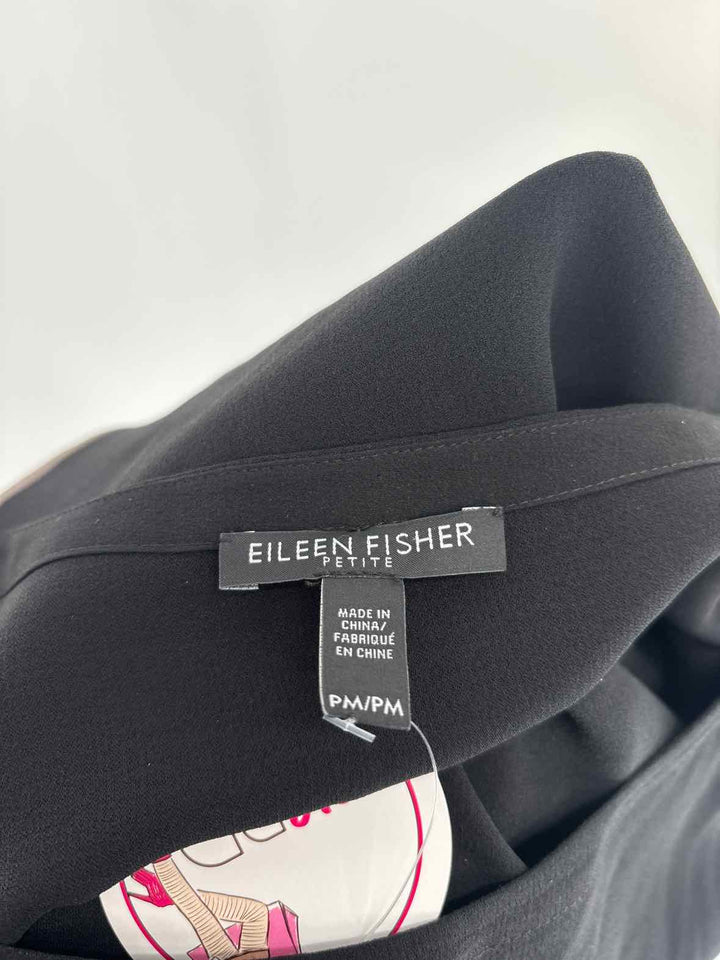 Size M Eileen Fisher Black Shirt