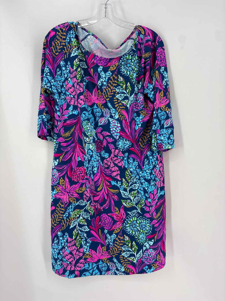 Size M Lilly Pulitzer Navy Dress