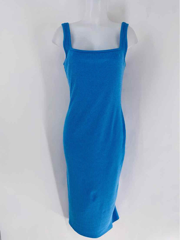 Size L VICI Blue Knit Dress