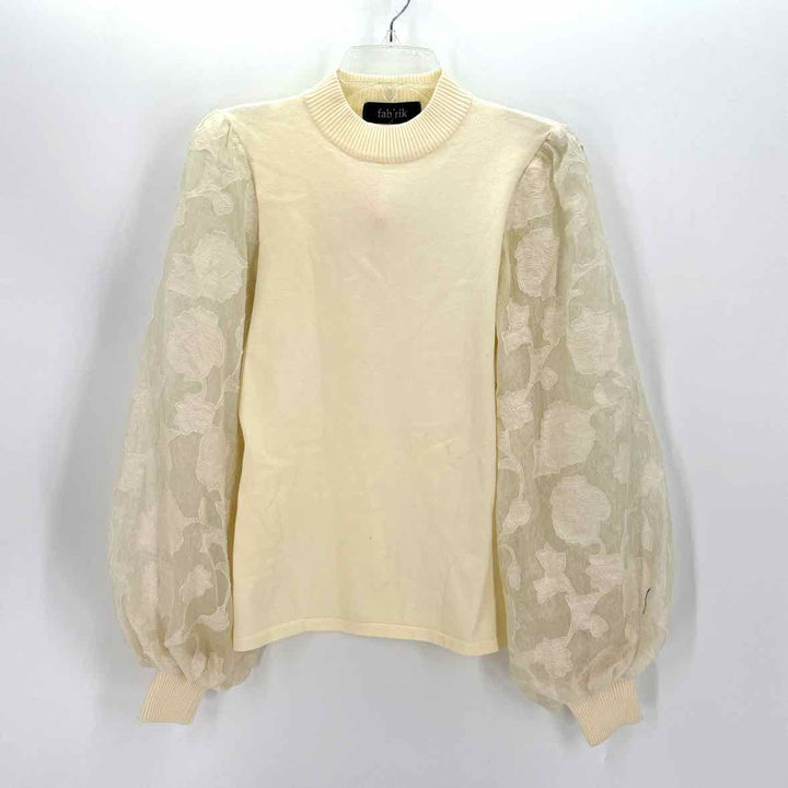 Size L FABRIK Ivory Sweater