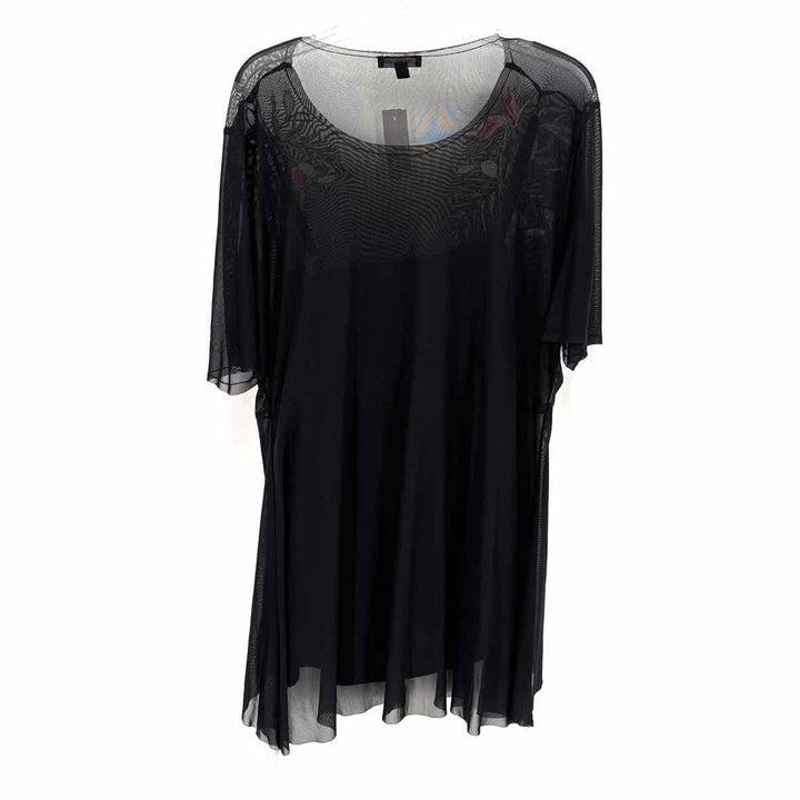 Size 18/20 LANE BRYANT Black Mesh Shirt