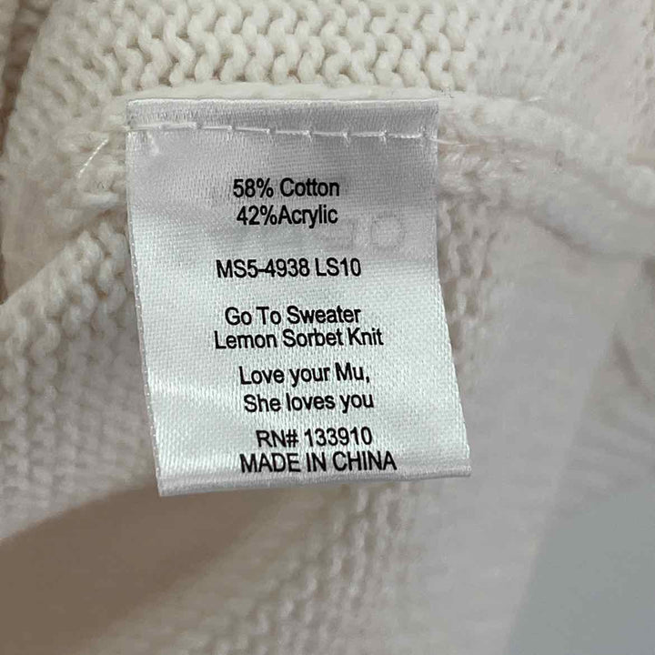 Size S SHOW ME YOUR MUMU Ivory Sweater
