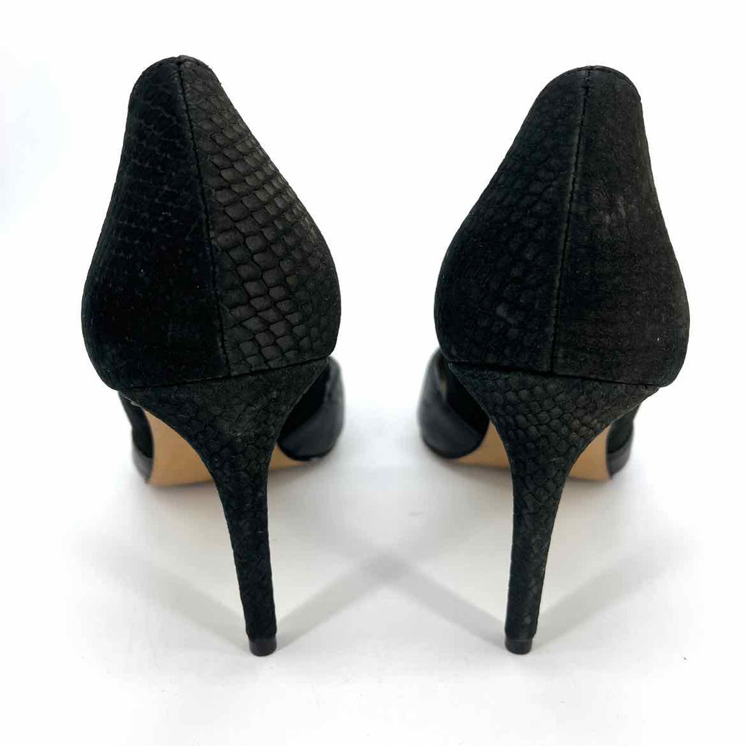 Shoe Size 9.5 Vince Camuto Black Leather Heels