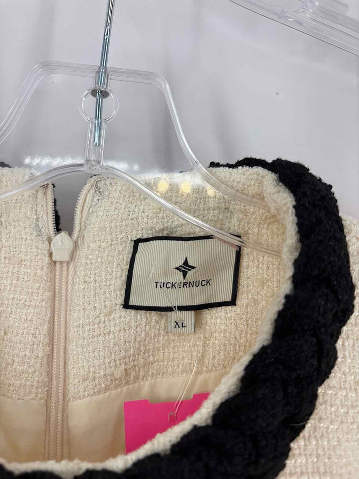 Size XL TUCKERNUCK Cream Dress