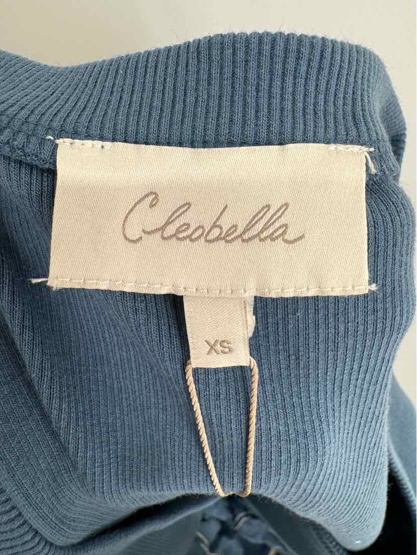 Size XS CLEOBELLA Blue Cotton Dress
