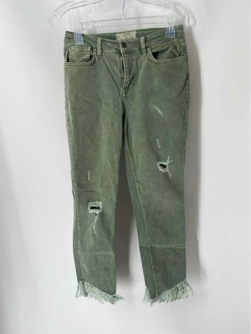 Size 29 FREE PEOPLE Olive Pants