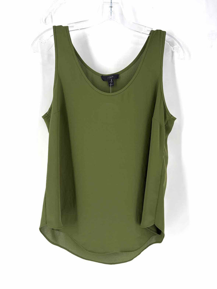 Size 8 J Crew Olive Shirt