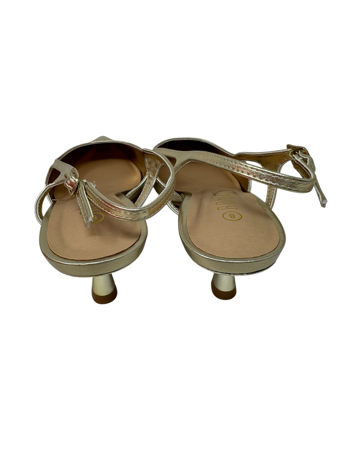 Shoe Size 8 ROUGE Gold Pumps
