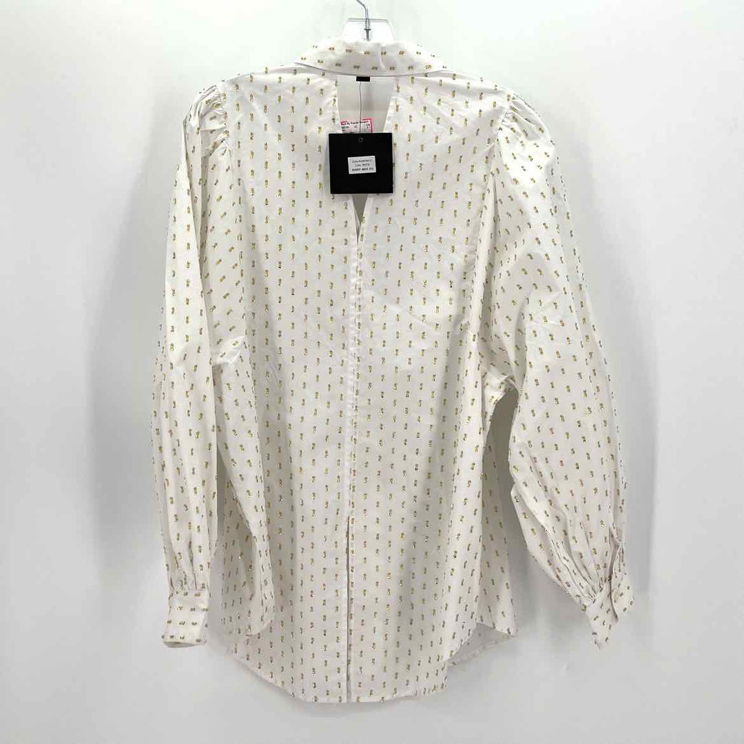 Size M Andrew Marc White Shirt