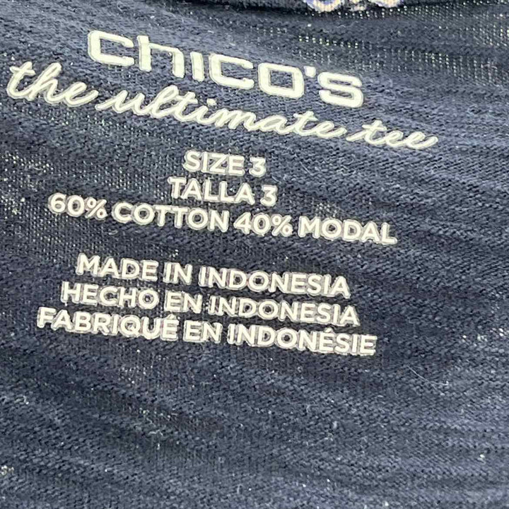 Size XL Chico's Navy Vest