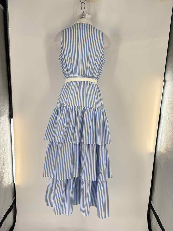 Size M Blue Print Dress