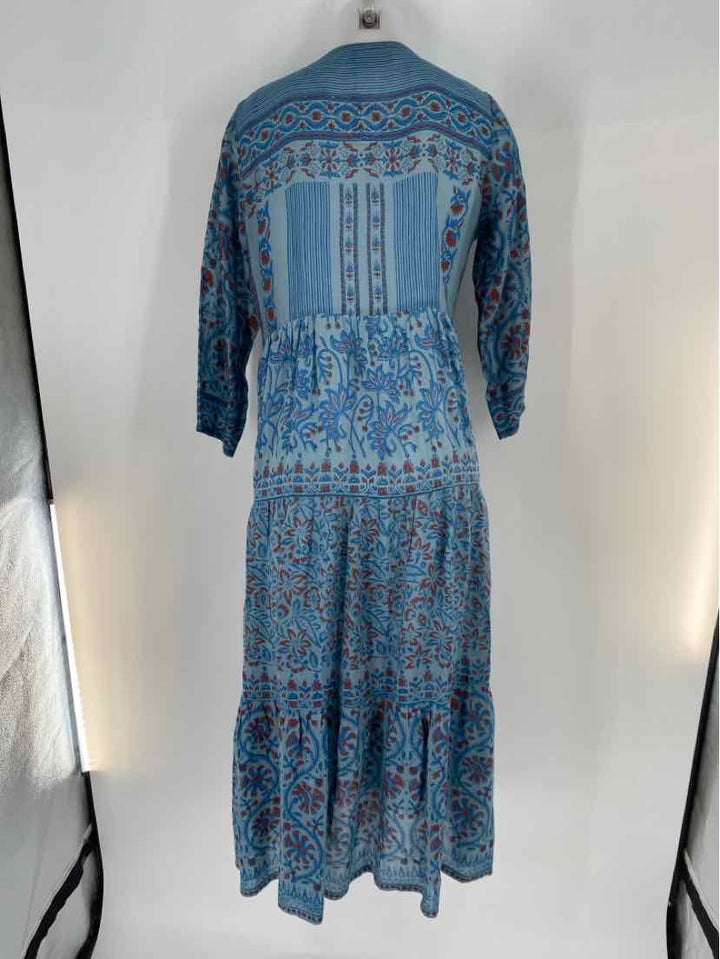 Size S Blue Print Dress