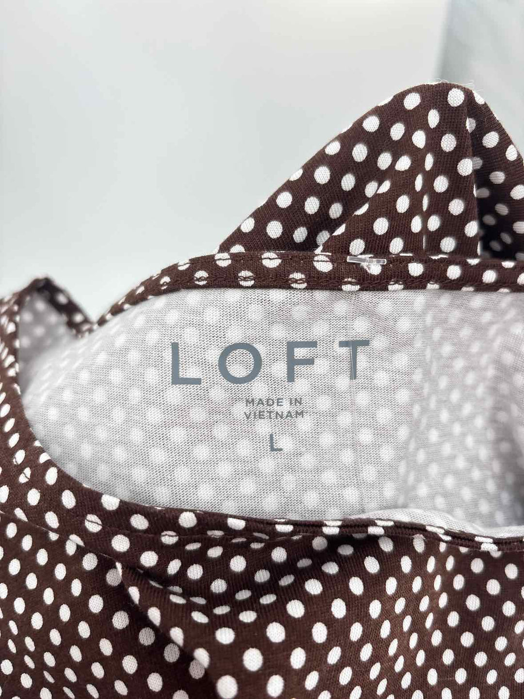 Size L LOFT Brown Shirt