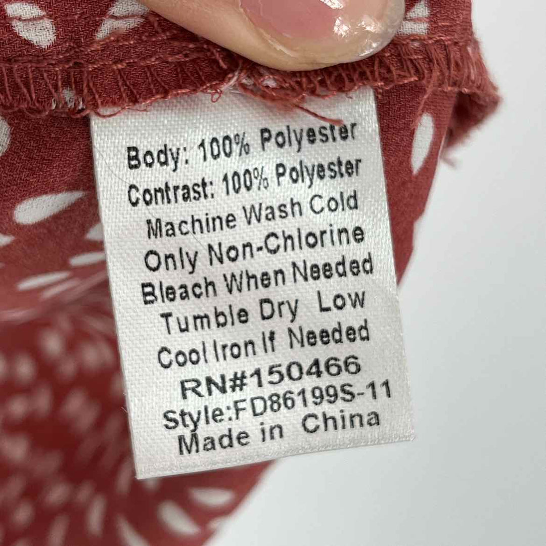 Size XL Brown Print Shirt