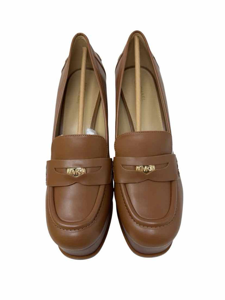 Shoe Size 9.5 Michael Kors Tan Leather Loafers