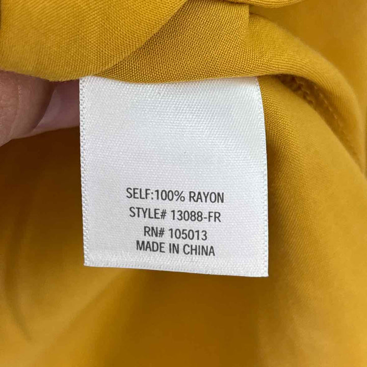 Size S BLUE RAIN Mustard Shirt