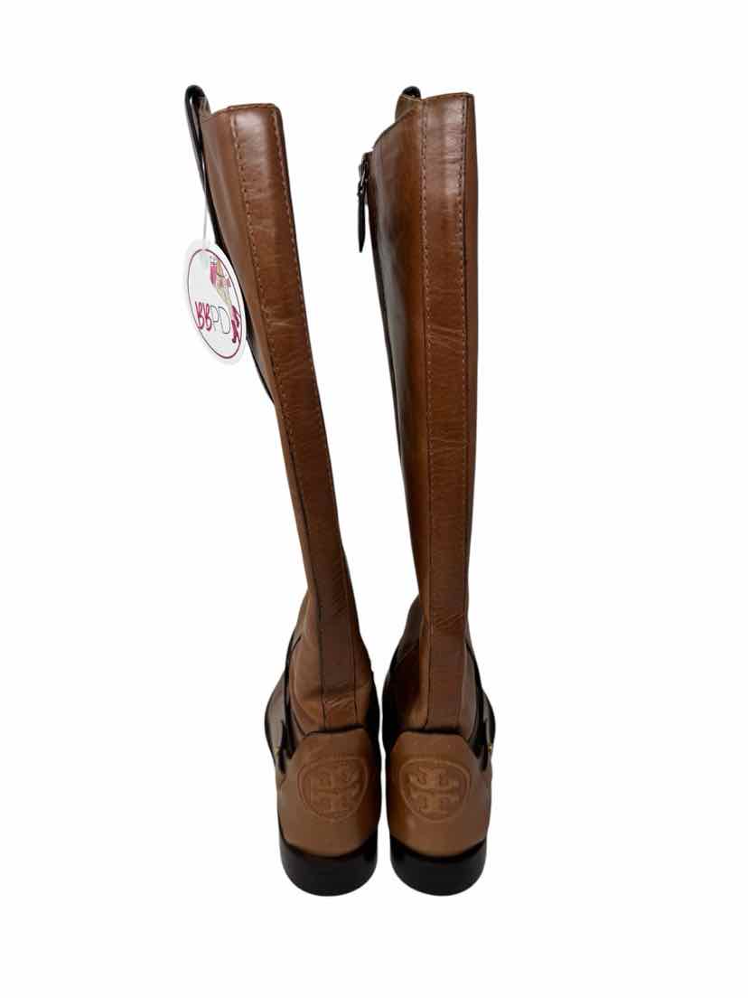 Shoe Size 8 Tory Burch Brown Leather Boots