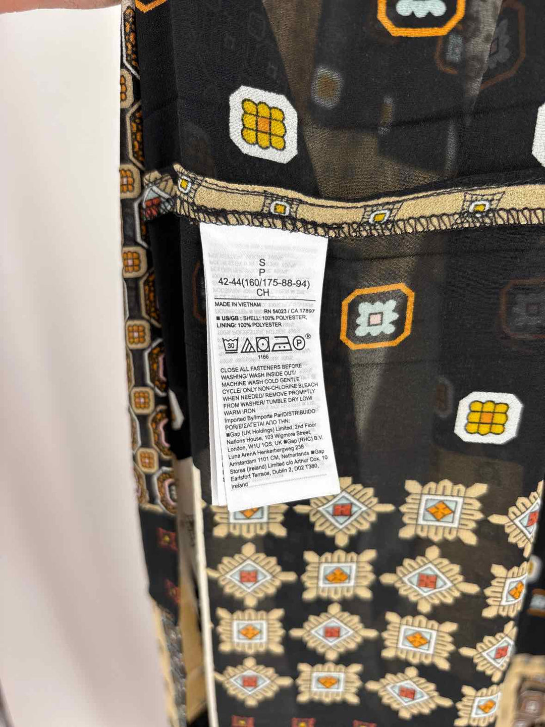 Size S Banana Republic Brown Print Dress