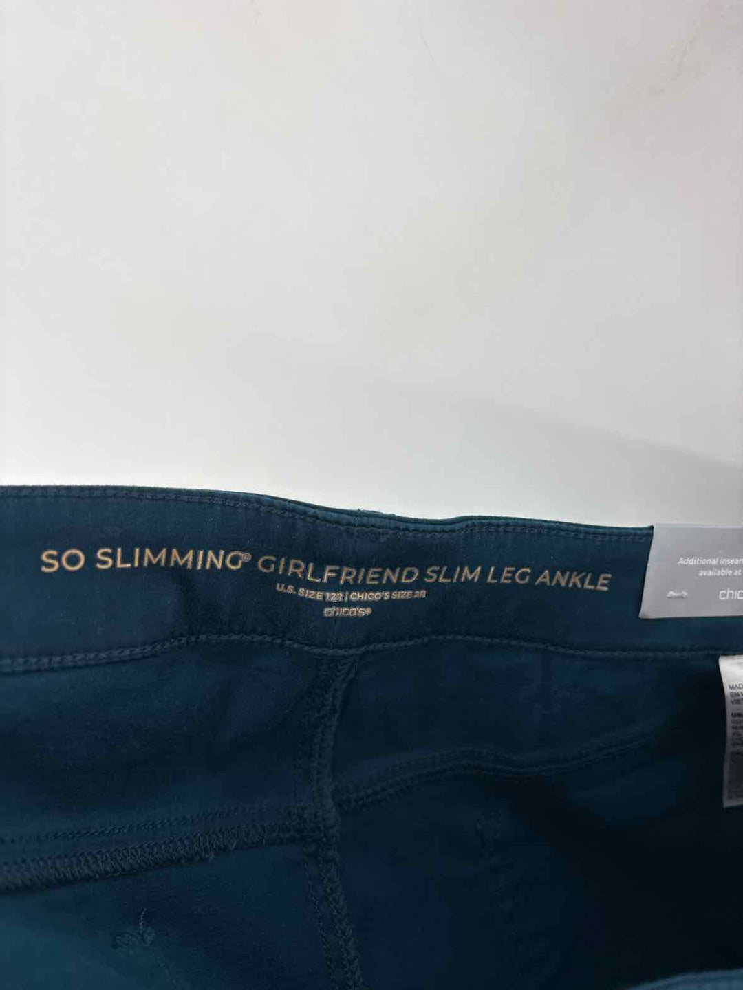 Size 12 Chico's Teal Pants