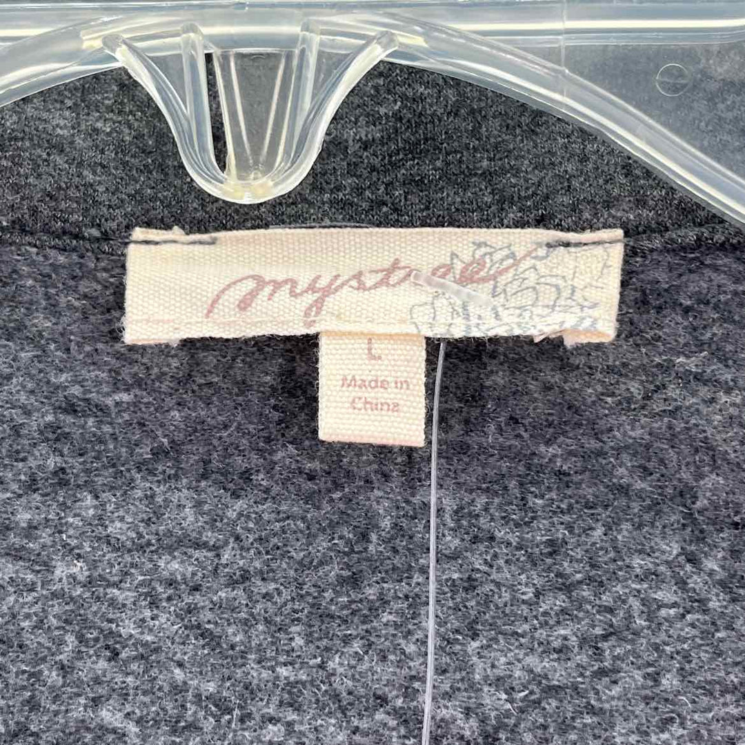 Size L MYSTREE Gray Shirt
