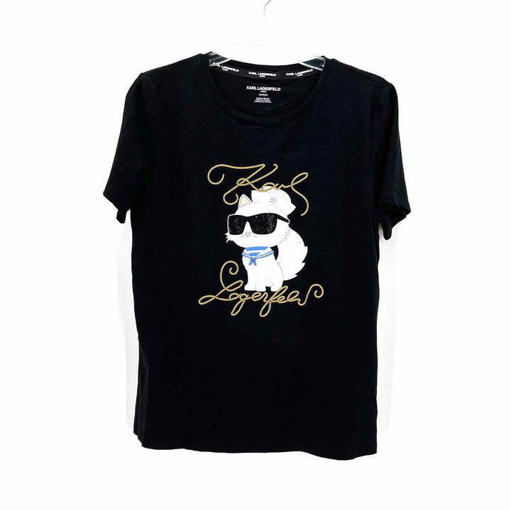Size M KARL LAGERFELD Black Shirt