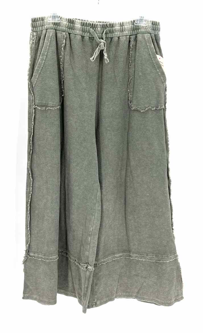 Size L EASEL Olive Knit Pants