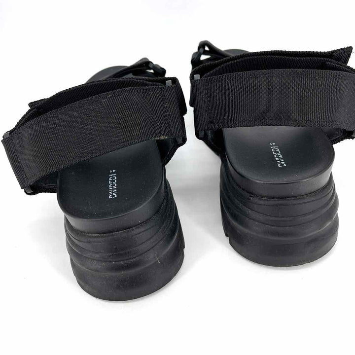 Shoe Size 41 H&M Black Rubber Sandals