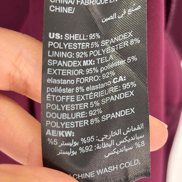 Size 4 White House Black Market Purple Dress