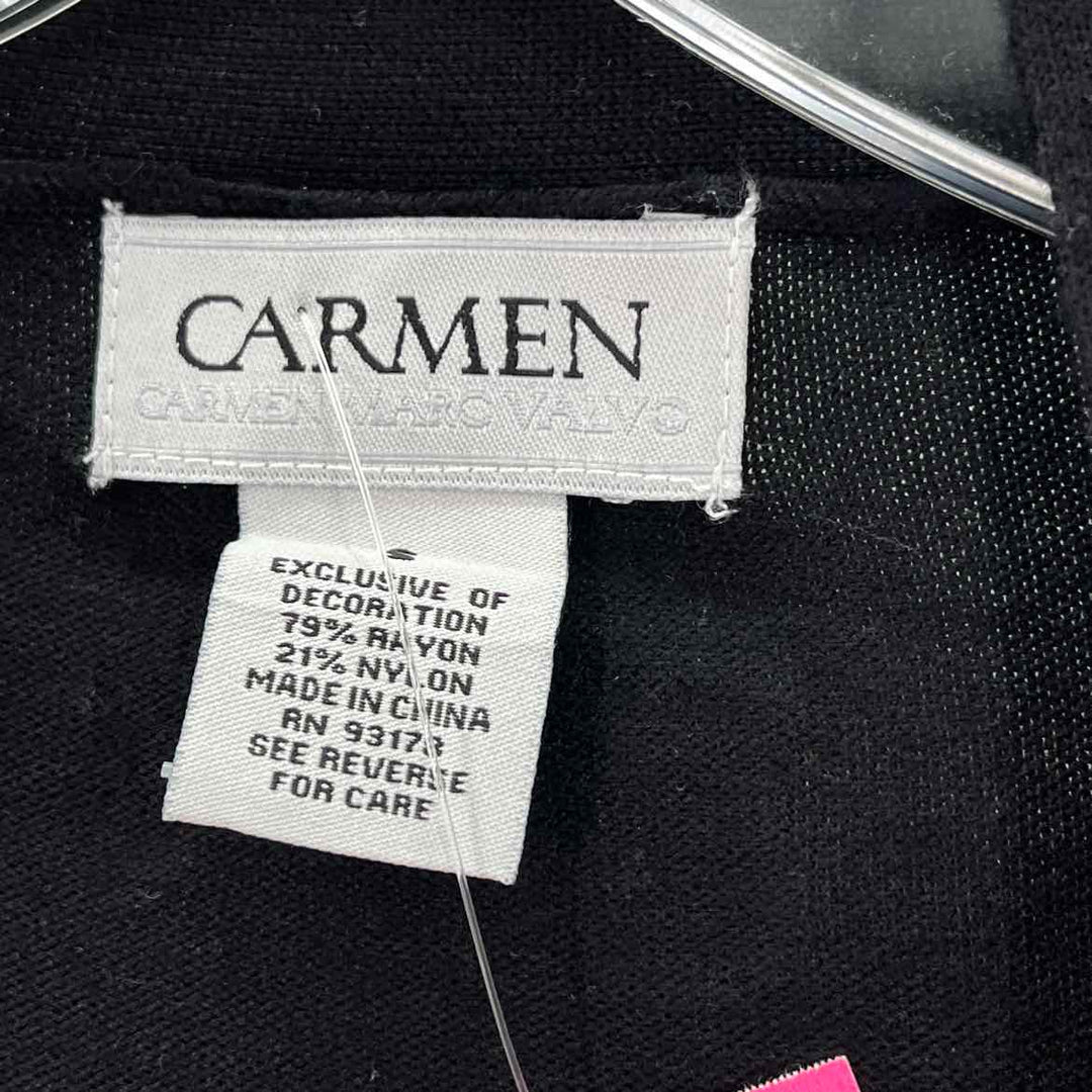 Size S CARMEN MARC VALVO Black Sweater