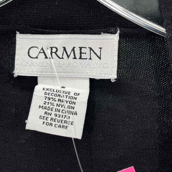 Size S CARMEN MARC VALVO Black Sweater