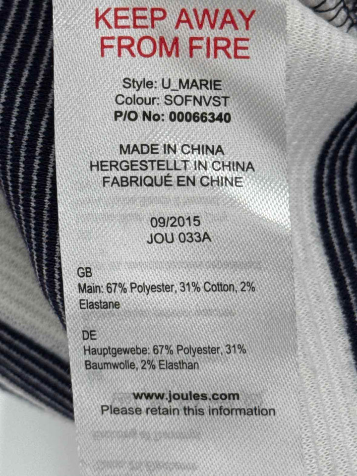 Size 6 JOULES Navy Print Dress