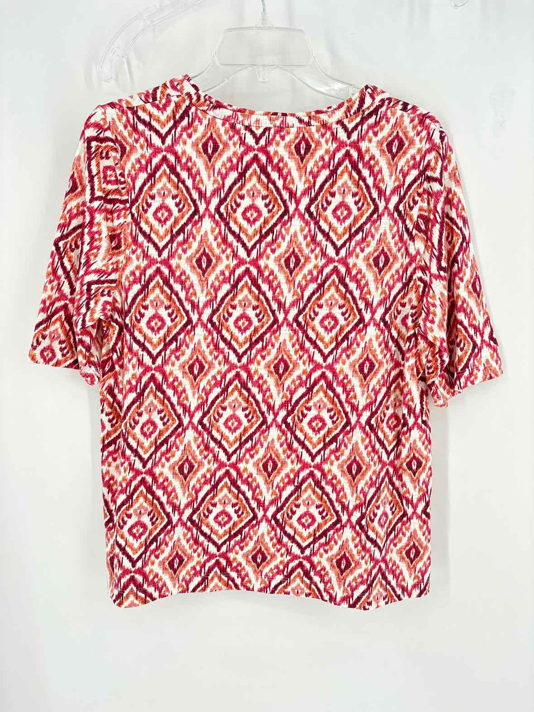Size M Chico's PINK PRINT Shirt