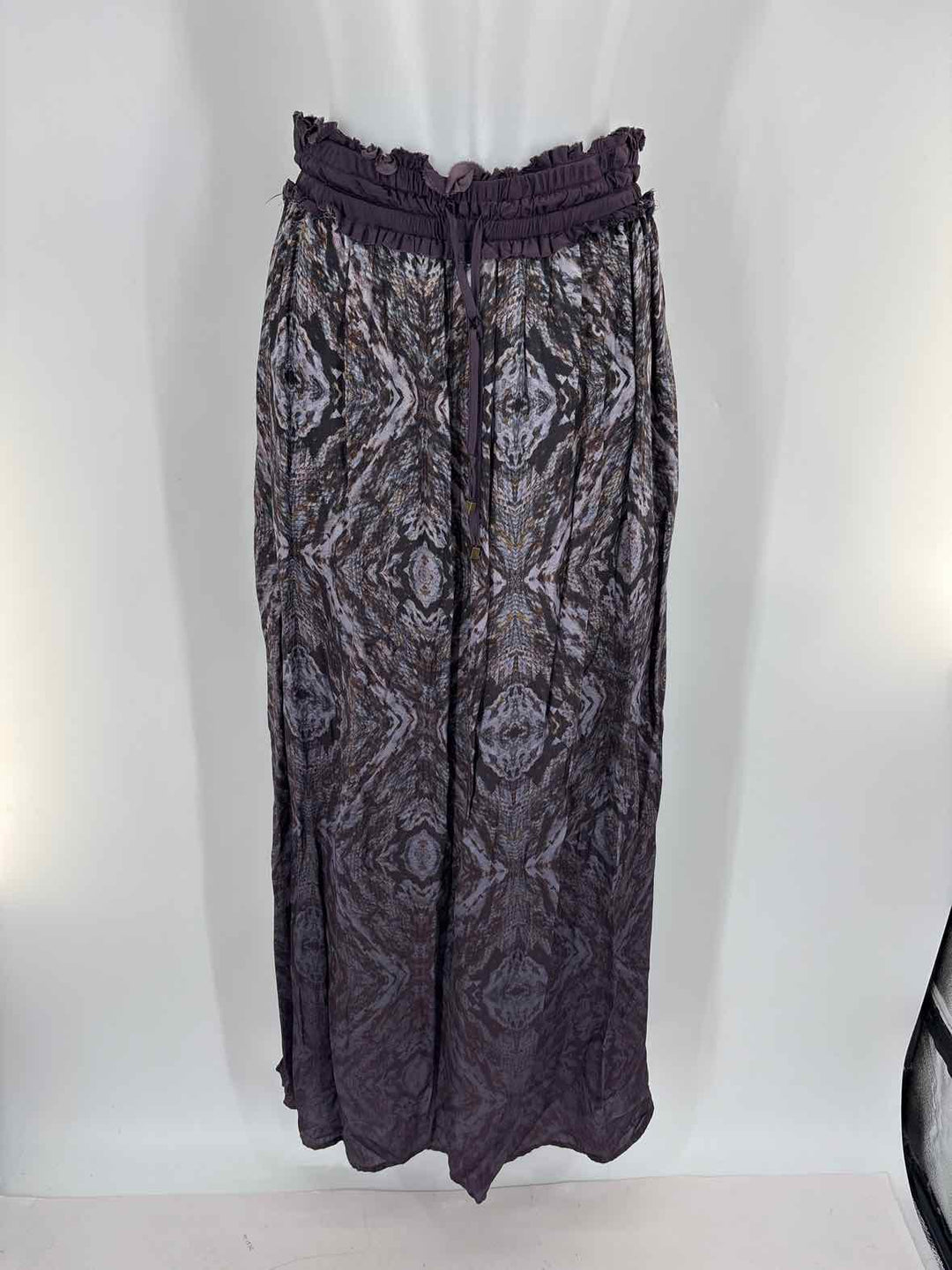 Size M Purple Silk Skirt