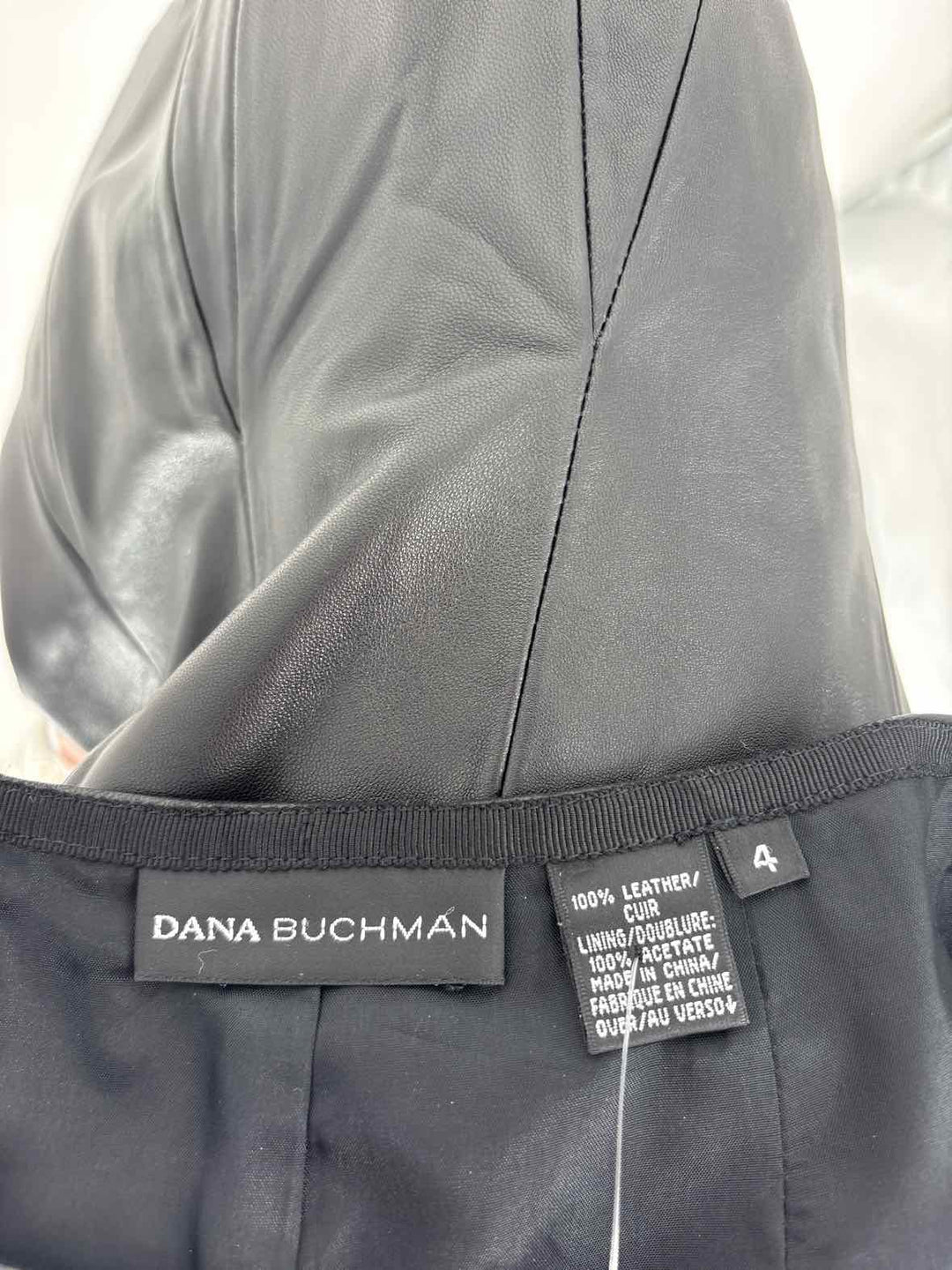 Size 4 DANA BUCHMAN Black Skirt