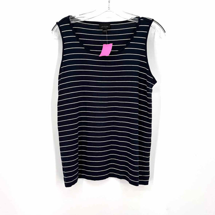 Size L J JILL Navy Shirt