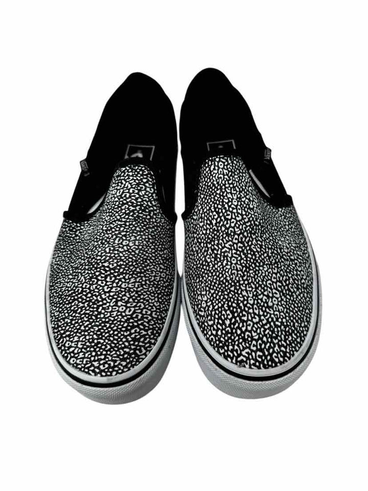 Shoe Size 7 Vans Black Suede Flats