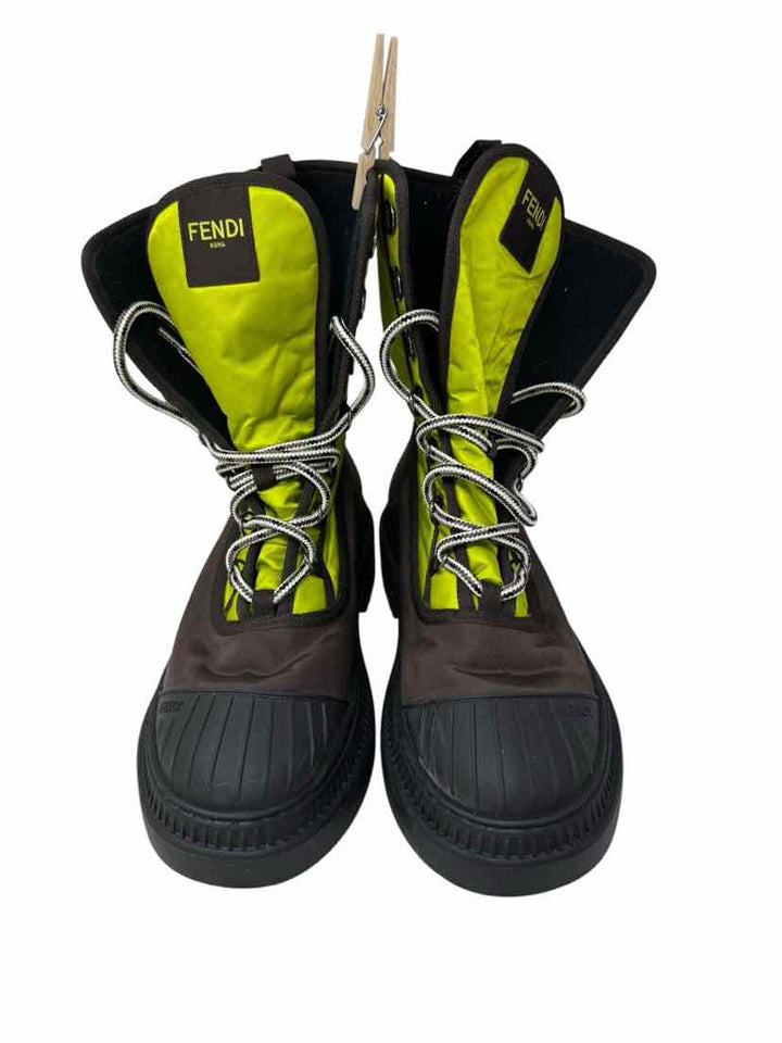 Shoe Size 4 Fendi Lime Green Luxury - Boots