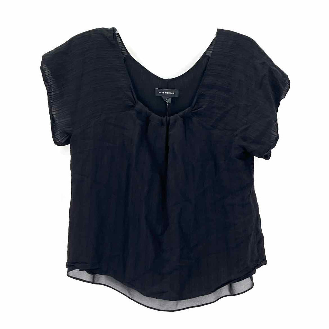Size S CLUB MONACO Black Shirt