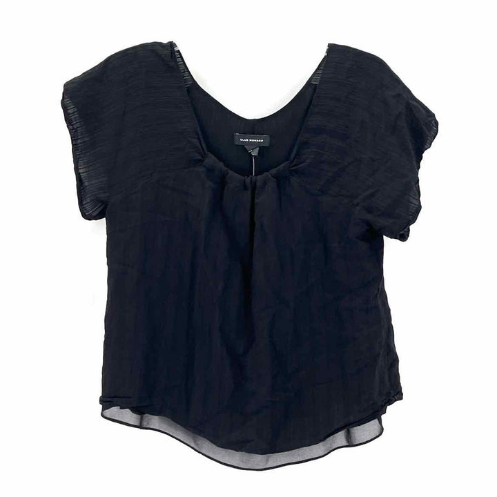 Size S CLUB MONACO Black Shirt