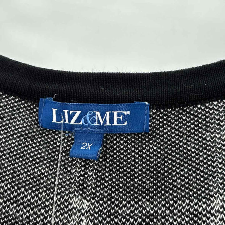 Size 2X Black Knit Dress