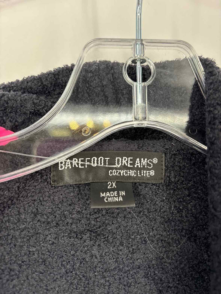 Size 2X Barefoot Dreams Black Cardigan