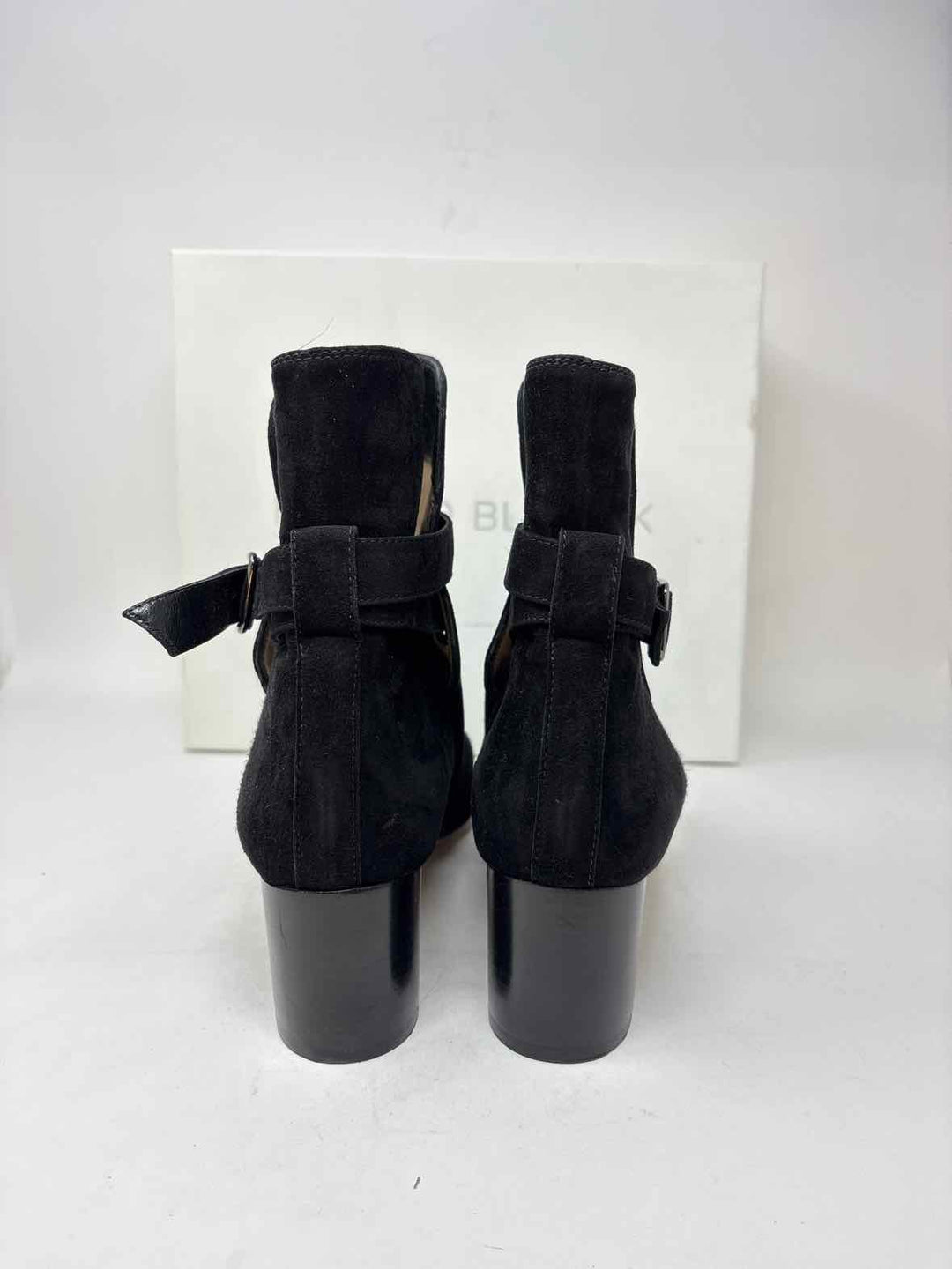 Shoe Size 12 MANOLO BLAHNIK Black Suede Boots