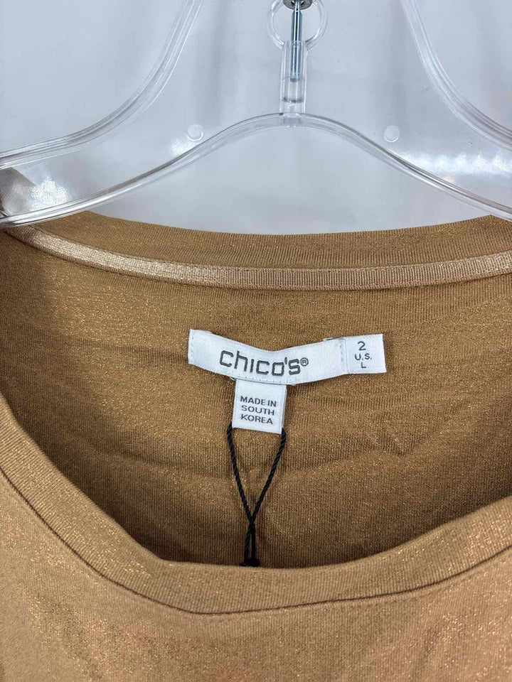 Size L Chico's Brown Shirt