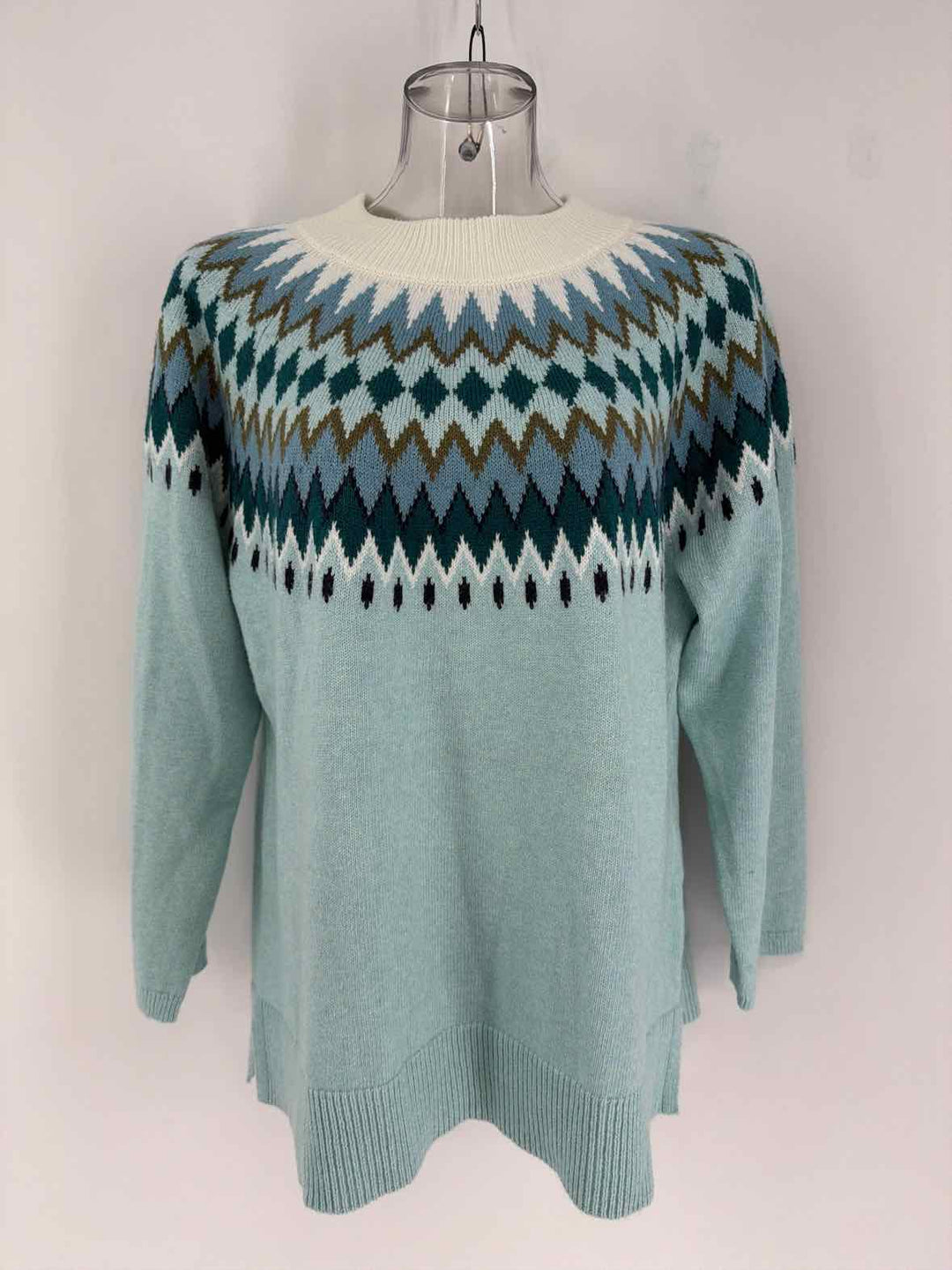 Size 2X Talbots Green Knit Sweater